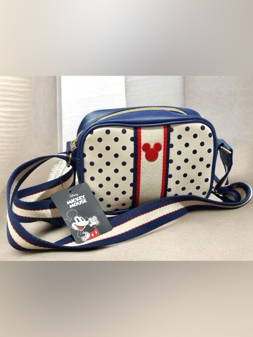 Disney Mickey Mouse Polka Dots Crossbody Bag